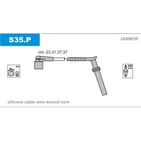 Compre Jogo de cabos de ignição da JANMOR S35.P a um preço baixo por 32,37 €
