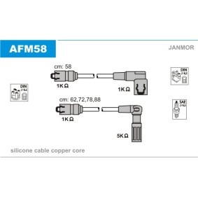 Compre Jogo de cabos de ignição da JANMOR AFM58 a um preço baixo por 57,13 €