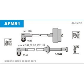 Compre Jogo de cabos de ignição da JANMOR AFM81 a um preço baixo por 133,05 €