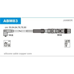 Compre Jogo de cabos de ignição da JANMOR ABM83 a um preço baixo por 59,09 €