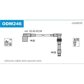 Compre Jogo de cabos de ignição da JANMOR ODM246 a um preço baixo por 101,94 €