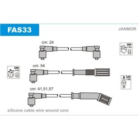 Compre Jogo de cabos de ignição da JANMOR FAS33 a um preço baixo por 28,73 €