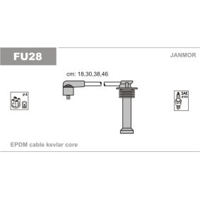 Compre Jogo de cabos de ignição da JANMOR FU28 a um preço baixo por 27,11 €