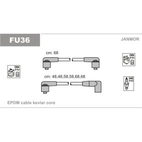 Compre Jogo de cabos de ignição da JANMOR FU36 a um preço baixo por 13,01 €