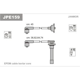 Compre Jogo de cabos de ignição da JANMOR JPE159 a um preço baixo por 27,69 €