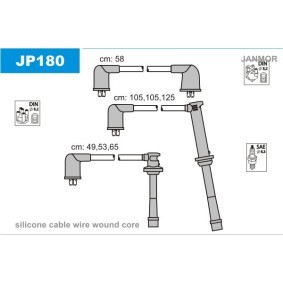 Compre Jogo de cabos de ignição da JANMOR JP180 a um preço baixo por 56,58 €