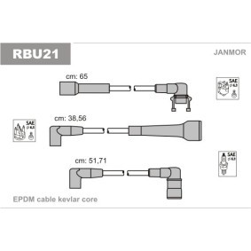 Compre Jogo de cabos de ignição da JANMOR RBU21 a um preço baixo por 15,40 €