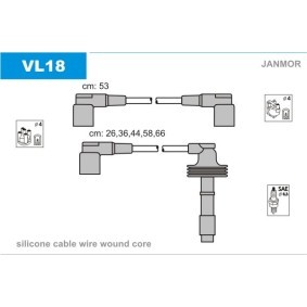 Compre Jogo de cabos de ignição da JANMOR VL18 a um preço baixo por 37,71 €