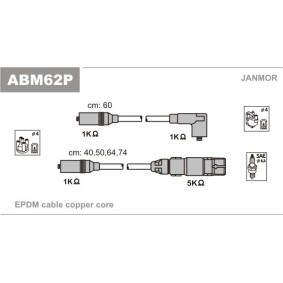 Compre Jogo de cabos de ignição da JANMOR ABM62P a um preço baixo por 25,18 €