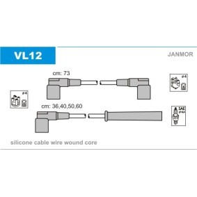 Compre Jogo de cabos de ignição da JANMOR VL12 a um preço baixo por 42,97 €