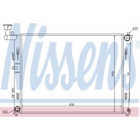 Achetez des Radiateur du moteur NISSENS 67075 à prix pour 136,62 €