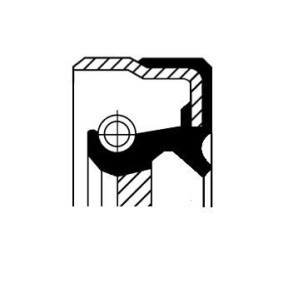 Wellendichtring, Differential 01036820B