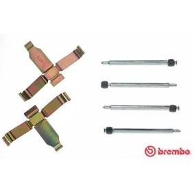 Køb Monteringssæt til bremseklodser af BREMBO A 02 204 til den lave pris 116,71 DKK