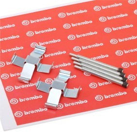Køb Monteringssæt til bremseklodser af BREMBO A 02 210 til den lave pris 67,83 DKK