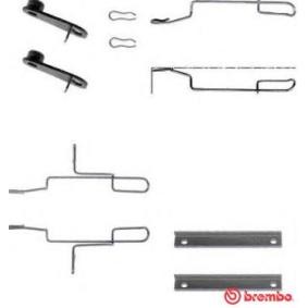 Köp Monteringssats, bromsbelägg av BREMBO A 02 230 till det låga priset 200,35 kr