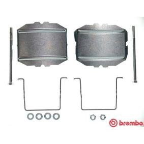 Köp Monteringssats, bromsbelägg av BREMBO A 02 232 till det låga priset 156,87 kr