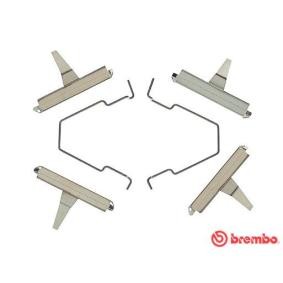Köp Monteringssats, bromsbelägg av BREMBO A 02 243 till det låga priset 197,25 kr