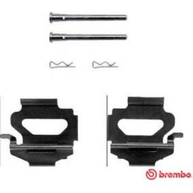 Köp Monteringssats, bromsbelägg av BREMBO A 02 249 till det låga priset 208,41 kr