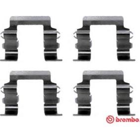 Köp Monteringssats, bromsbelägg av BREMBO A 02 262 till det låga priset 115,81 kr