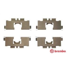 Køb Monteringssæt til bremseklodser af BREMBO A 02 291 til den lave pris 123,94 DKK