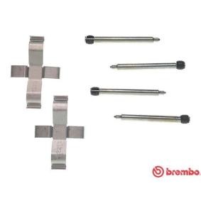 Köp Monteringssats, bromsbelägg av BREMBO A 02 295 till det låga priset 83,52 kr
