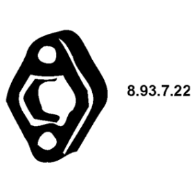 Haltering, Schalldämpfer 8.93.7.22
