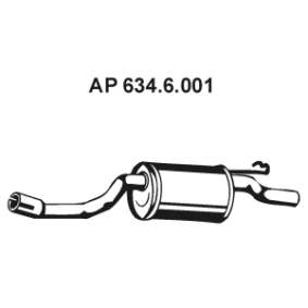 Endschalldämpfer 634.6.001 von EBERSPÄCHER günstig für 58,30 € online kaufen