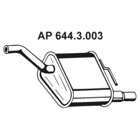 Endschalldämpfer 644.3.003 von EBERSPÄCHER günstig für 56,27 € online kaufen