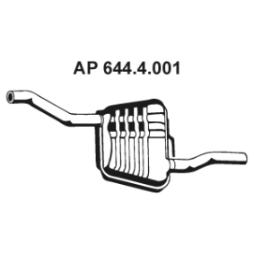 Endschalldämpfer 644.4.001 von EBERSPÄCHER günstig für 65,31 € online kaufen