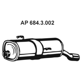 Endschalldämpfer 684.3.002 von EBERSPÄCHER günstig für 67,77 € online kaufen