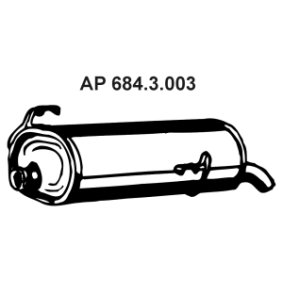Endschalldämpfer 684.3.003 von EBERSPÄCHER günstig für 60,67 € online kaufen