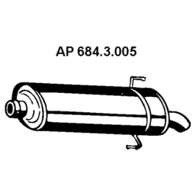 Endschalldämpfer 684.3.005 von EBERSPÄCHER günstig für 67,45 € online kaufen