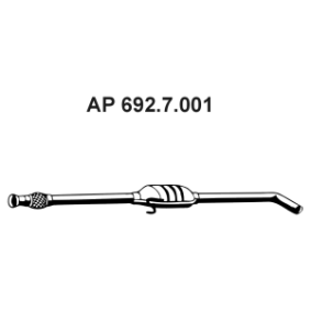 Vorschalldämpfer 692.7.001