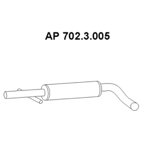 Vorschalldämpfer 702.3.005