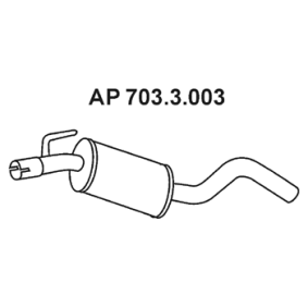 Köp Mittenljuddämpare av EBERSPÄCHER 703.3.003 till det låga priset 634,13 kr