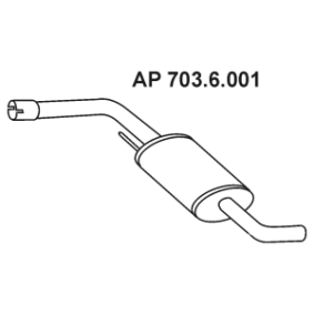 Mittelschalldämpfer von EBERSPÄCHER