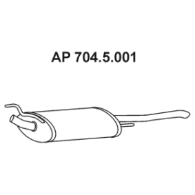 Endschalldämpfer 704.5.001 von EBERSPÄCHER günstig für 53,61 € online kaufen