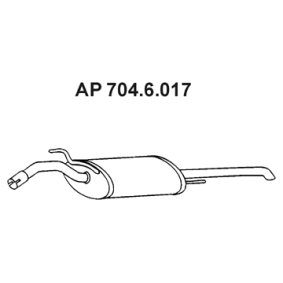 Endschalldämpfer 704.6.017 von EBERSPÄCHER günstig für 62,29 € online kaufen