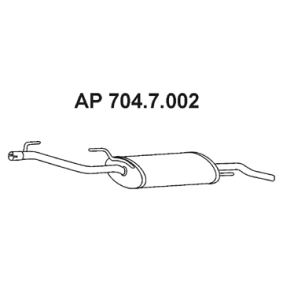 Endschalldämpfer 704.7.002 von EBERSPÄCHER günstig für 56,10 € online kaufen