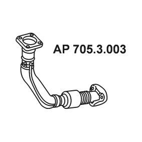 Köp Avgasrör av EBERSPÄCHER 705.3.003 till det låga priset 1068,99 kr