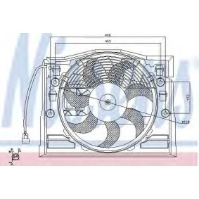 Kühlerlüfter, Klimaanlage 85650