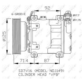 Acquista Compressore aria condizionata da NRF 32753G a buon mercato per soli 443,25 €