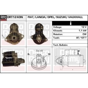 Köp Startmotor av DELCO REMY DRT1240N till det låga priset 1446,90 kr
