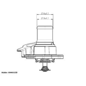 Achetez des Thermostat d'eau WAHLER 410069.82D à prix pour 121,92 €