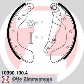 Comprar Juego de zapatas de frenos de ZIMMERMANN 10990.100.4 a bajo precio de 26,90 €