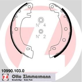 Comprar Juego de zapatas de frenos de ZIMMERMANN 10990.103.0 a bajo precio de 26,81 €