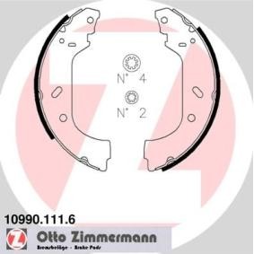 Comprar Juego de zapatas de frenos de ZIMMERMANN 10990.111.6 a bajo precio de 45,58 €