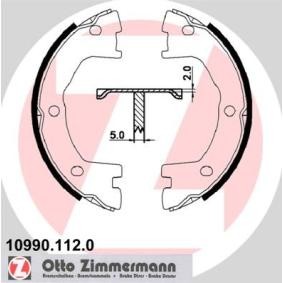 Comprar Zapata de freno de mano de ZIMMERMANN 10990.112.0 a bajo precio de 38,89 €