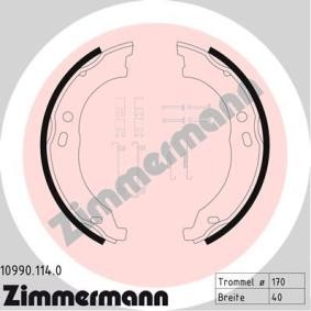 Comprar Zapata de freno de mano de ZIMMERMANN 10990.114.0 a bajo precio de 49,11 €