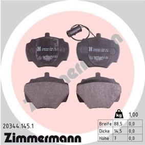 Köp Bromsbelägg av ZIMMERMANN 20344.145.1 till det låga priset 851,61 kr